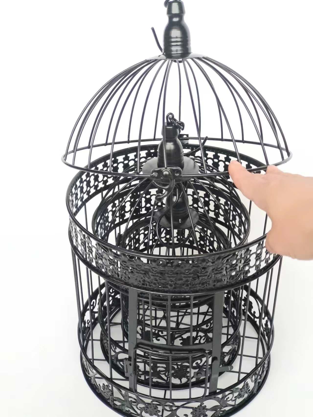Seastone iron floral decorations wedding photography props iron birdcage decoration window props furnishings wall hangings