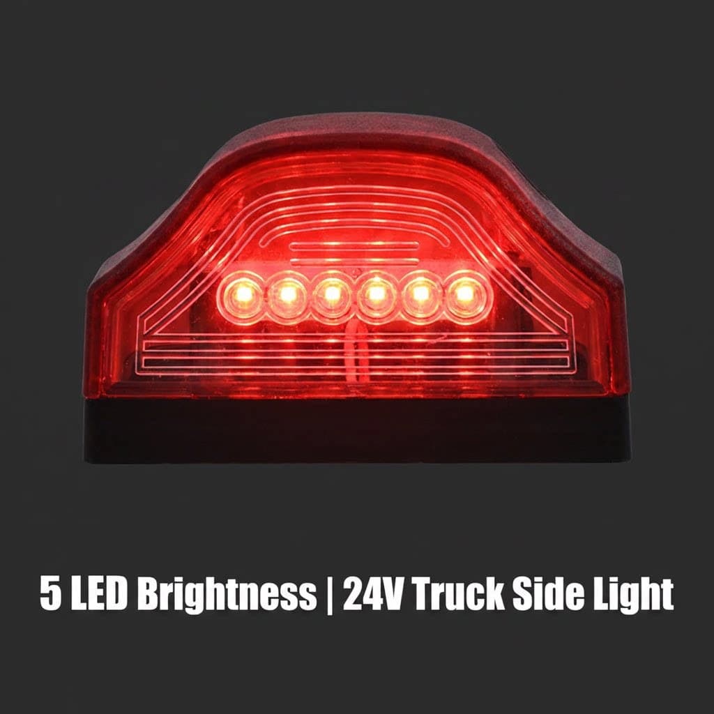24V LED License Plate Light, Waterproof Car Rear Lamp