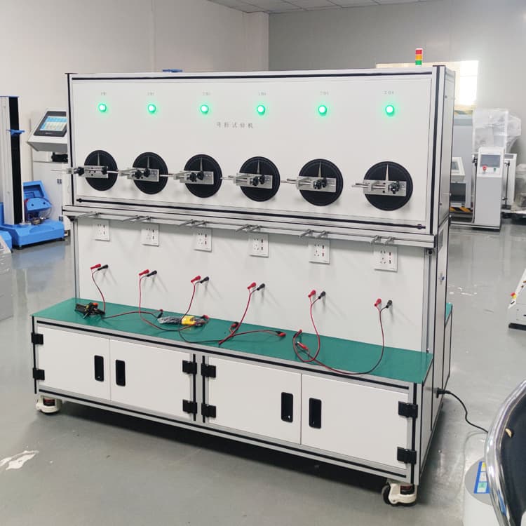 USB Data Cable, Earphone Wire Testing, Multi-Station Swing Tester, Evaluating Wire Breakage and Poor Contact
