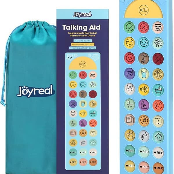 AAC Device for Autism, Joyreal Nonverbal Communication Tool, Speech Therapy for Stroke Recovery