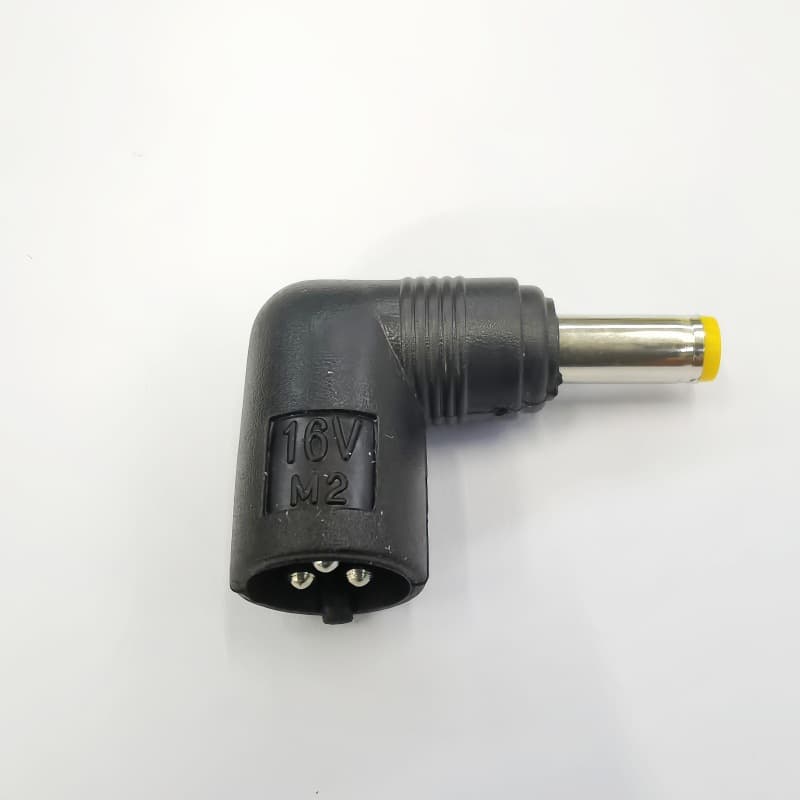 Power Charging Plug with Three Pins and Resistor to DC Male Head, Auto Voltage Recognition Power Charging Adapter