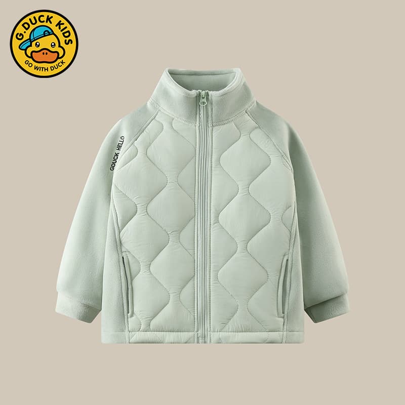 Little yellow duck school uniform artifact boys and girls winter children's inner cotton coat thickened and warm Austrian velvet cotton coat