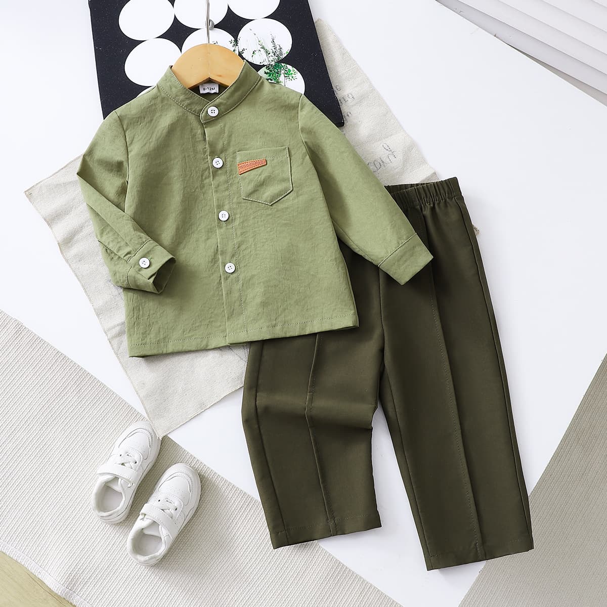 Kids' Boys' Fall/Winter Set Boys' Set Casual Gentleman Shirt Pants Set Vacation Daily Set