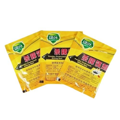 Custom insecticide bait bags, cockroach and ant powder packaging bags from the source manufacturer.