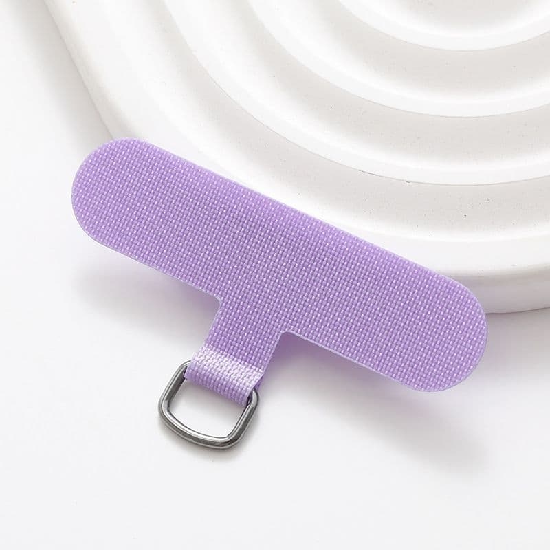 Enhanced endurance version phone lanyard with grommet, spacer for card fixation, shell clip, and durable anti-loss connector.
