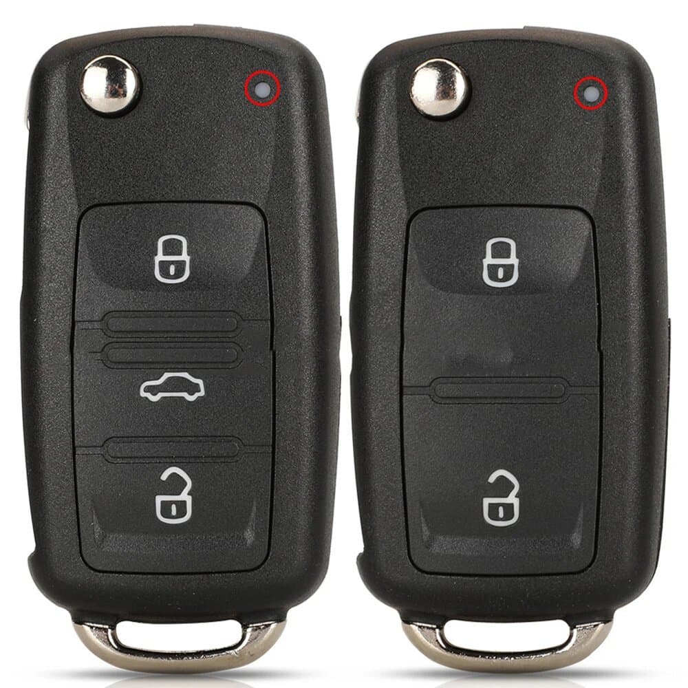Suitable for Volkswagen 2-button 3-button Golf MK6 Tiguan Touareg folding remote control car key shell