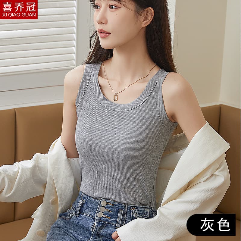 2026 Summer Vest Women Pure Desire Camisole Student Inner Wear Outer Wear Slim Fit Top Women Wholesale