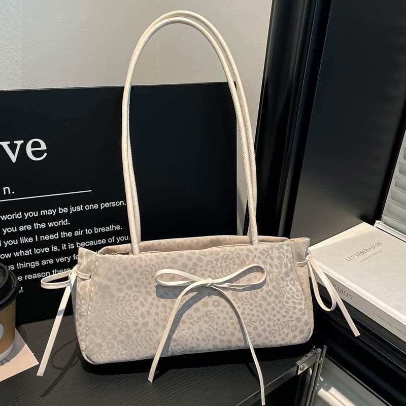 Foreign Trade Fashion Trendy Leopard Print Bag Women Large Capacity 2025 New Versatile Shoulder Bag Casual Commuter Tote Bag