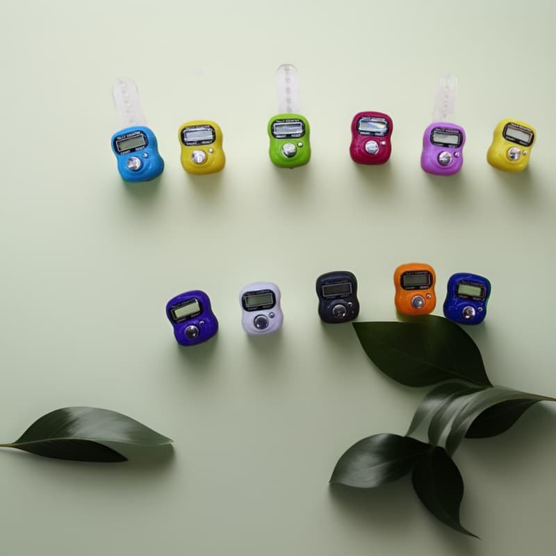 Finger 1012 Counter Electronic Button Counter Mini Portable Ring Counter Manual Counting Tool