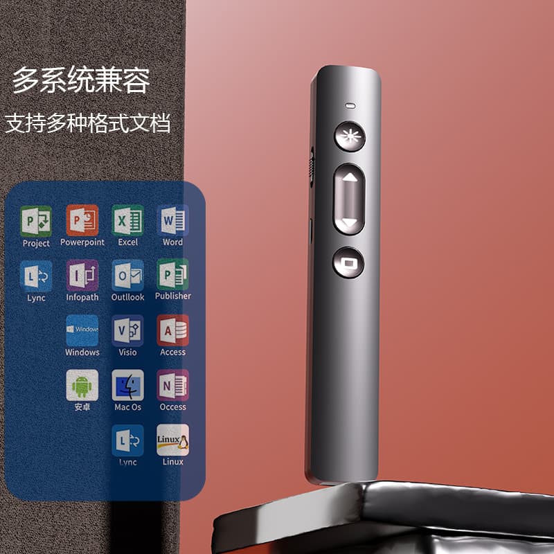 New Seewo Whiteboard Remote Pen PPT Clicker Multimedia Teaching Pointer Electronic Infrared Rechargeable Presenter