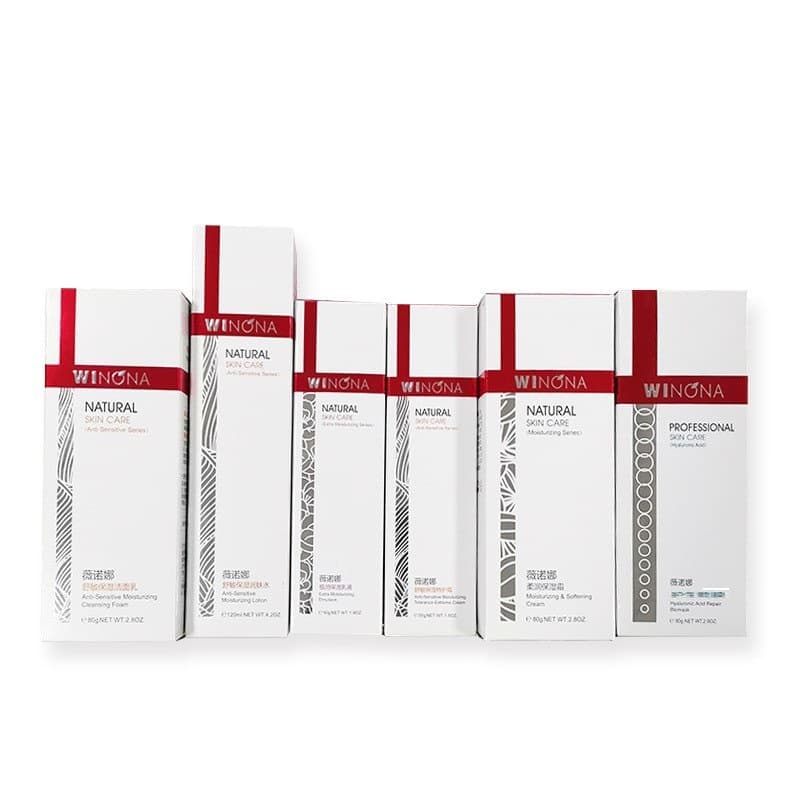 Winona Soothing Moisturizing Special Care Cream Pore Shrinking Water Cleanser Soothing Softening Series Moisturizing Water Mask
