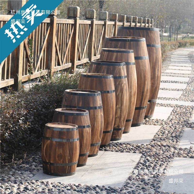 Direct from Manufacturer: Oak Beer Barrel, Wine Barrel, Wooden Red Wine Barrel for Bar, Wedding, and Photography Decor
