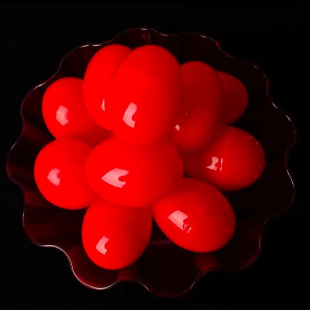 Wholesale wedding supplies: festive double happiness red eggshells, baby birth birthday full-month plastic eggshell collection