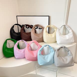Summer Phone Bag Handheld Bag Women 2025 New Fashion Versatile Stylish Shoulder Bag Elegant Underarm Woven Small Bag