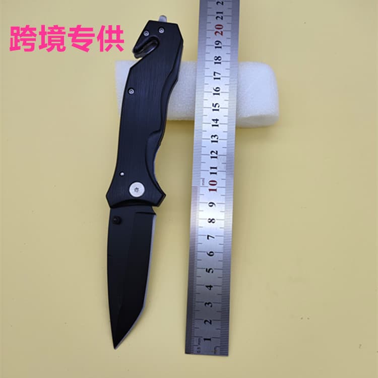 Cross-border outdoor mountaineering folding knife, camping self-defense folding knife, fruit knife and pocket knife