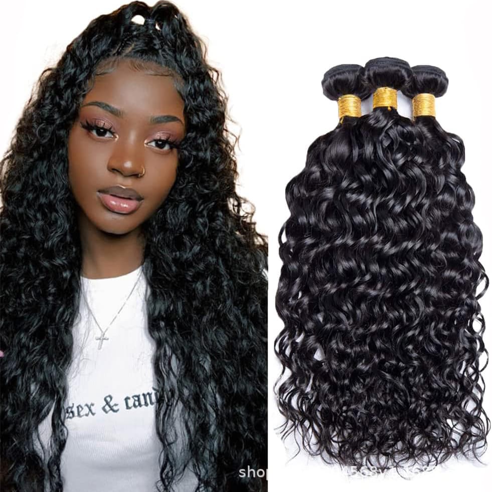 Chemical Fiber Soft Wire Hair Curtain Hair Piece: Jerry Curly Hair