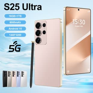 Cross-Border Phone S25 Ultra Built-in Pen Foreign Trade Smartphone All-in-One 4G+64GB Factory Wholesale Drop Shipping