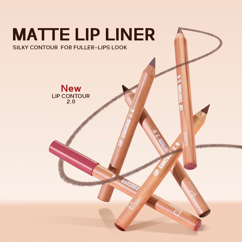 Cross-border beauty Pudaier Amazon matte 8-color lip liner hook line lipstick trade nude lipstick lip pencil