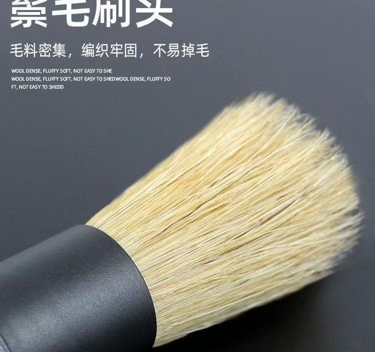 Car Interior Cleaning Brush Detail Brush 4-Piece Set Cleaning Brush Tire Brush Soft Bristle Brush Car Wash Tool Gap Brush