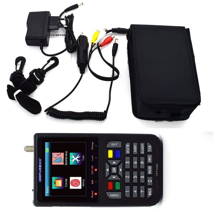 Satellite Finder Satellite TV v9 Finder DVB-T2/S2/C Tuner Set-Top Box Signal Finder