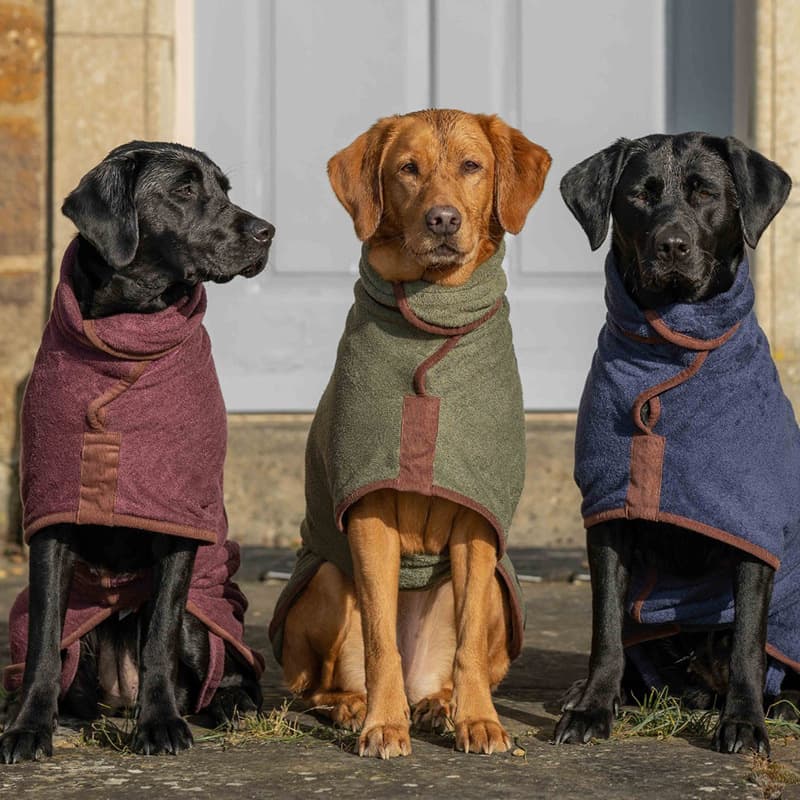 2025 New Three-Color Bathrobe Amazon Stock Dog Cat Hair Drying Quick-Dry Thickened Super Absorbent Double-Layer Microfiber