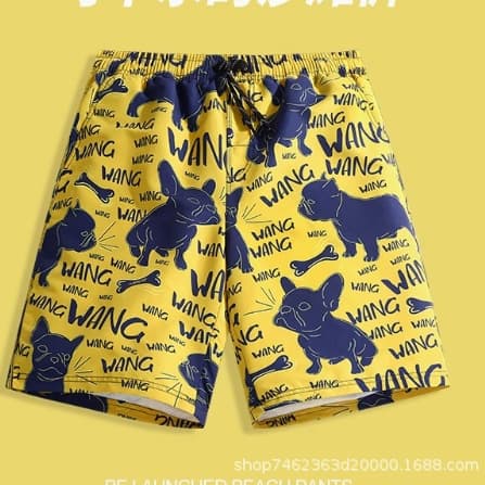 Beach Shorts Men Quick-Dry Couple Shorts Women Seaside Vacation Trend New Summer Loose Sport 5-Inch Shorts