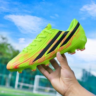 New Cross-Border Children's High-Top Football Shoes for Men, Artificial Turf Long Studs and Short Studs Training Sports Football Shoes