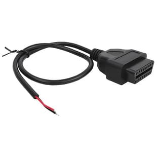 2 Pin to 16 Pin OBD2 OBD II Power Cable Adapter Female Power Cable