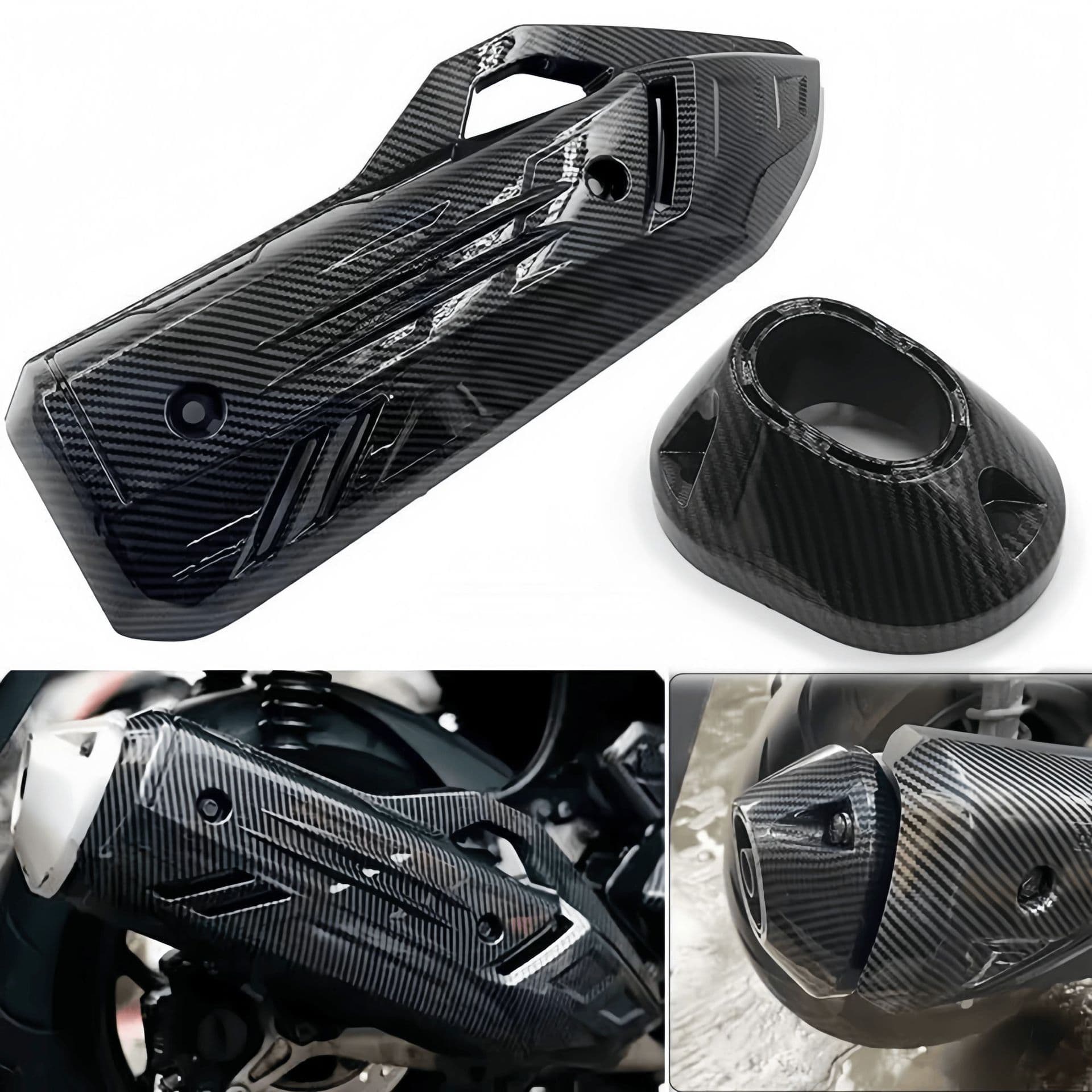 Exhaust Pipe Heat Shield Anti-Scald Protection Cover for Honda NS150XC PCX160 Motorcycle Modification