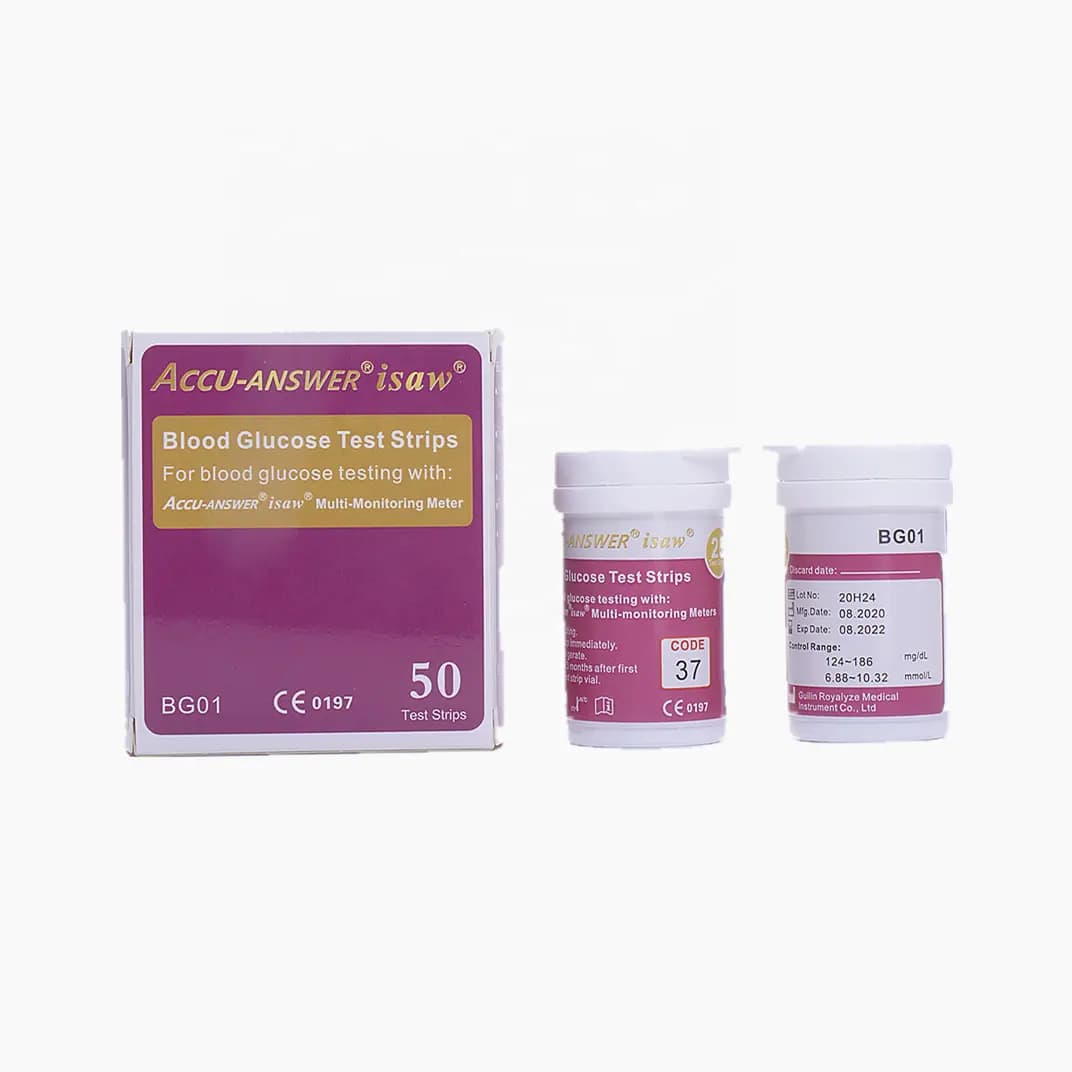 Cross-border English Accu Answer cholesterol blood sugar uric acid hemoglobin 4-in-1 instrument with test strips