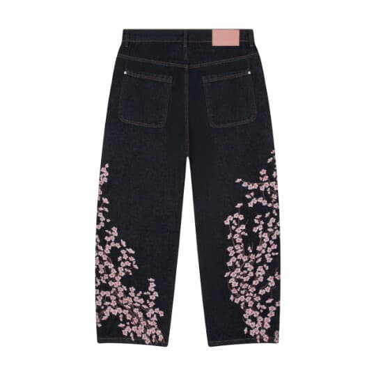 2026 Cross-Border New Japanese Style 3D Print Men's Streetwear Cherry Blossom Samurai Pattern Straight Loose Casual Men's Trousers