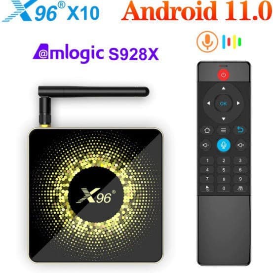 X96X10 TV Box Amlogic S928X-J Android 11 Network Set-Top Box Gigabit Player TVbox