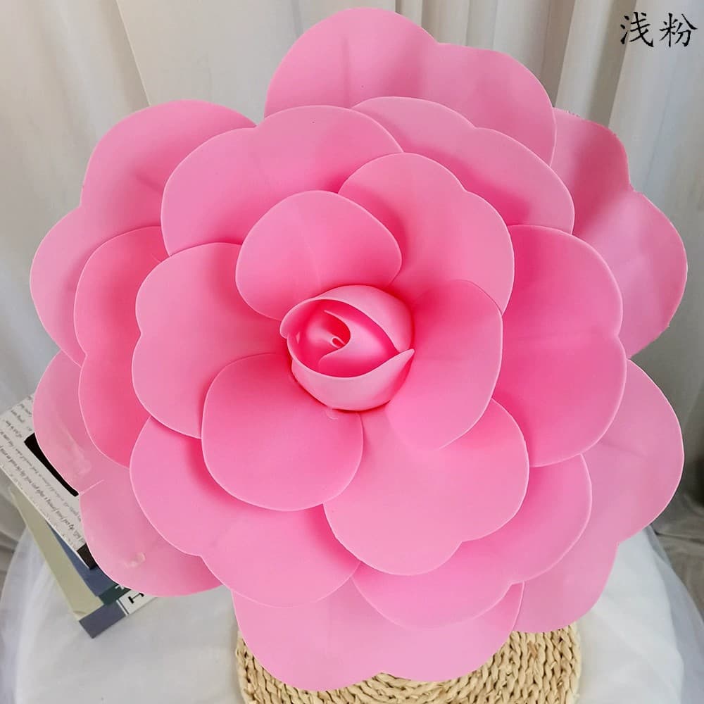 Large PE flower foam simulation flower background window decoration PE flower wedding supplies immortal flower