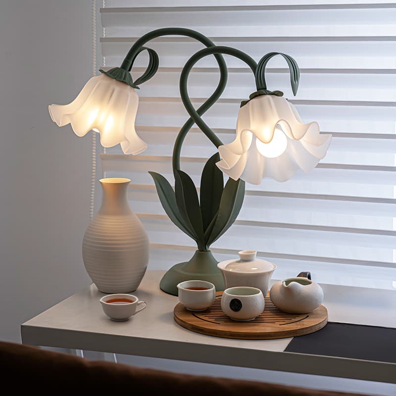 Cross-border Country Style Creative Adjustable Table Lamp Household Warm Bedroom Bedside Lamp Study Decor Atmosphere Lighting