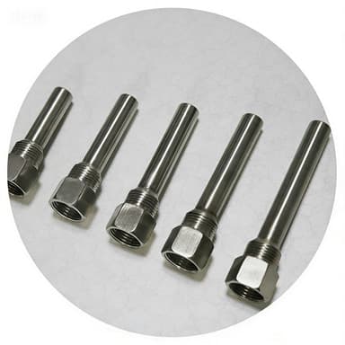 304/201 Stainless Steel Protective Tube, Bimetal Thermometer Outer Protective Tube, Thermometer Sleeve Machining