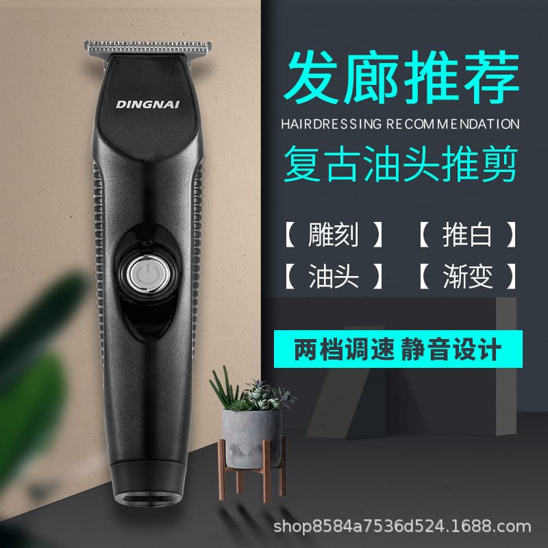 Oil Head Electric Hair Clipper, Bald Head Shaver, Salon Electric Hair Trimmer, Carving White Hair Clipper, Wholesale