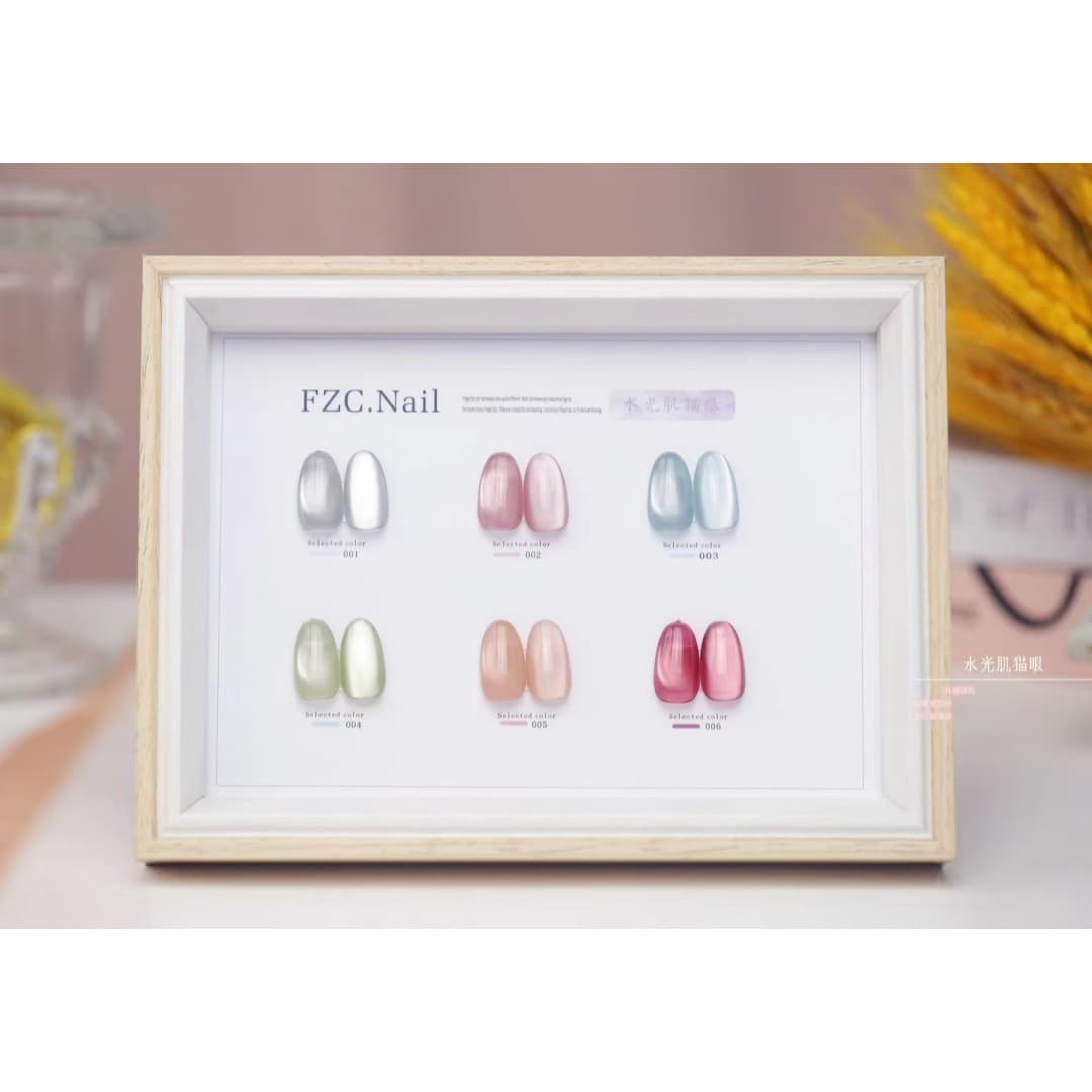 FZC.NIAL Glass Skin Cat Eye Gel Polish New Spring Summer Autumn Winter Bulb Crystal Cat Eye Nail Gel