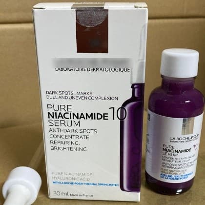 Cross-border Stock La Roche-Posay B3 Vitamin C10 Repair Serum 10% VC Moisturizing Essence 30ml Small Green Bottle Blue Bottle