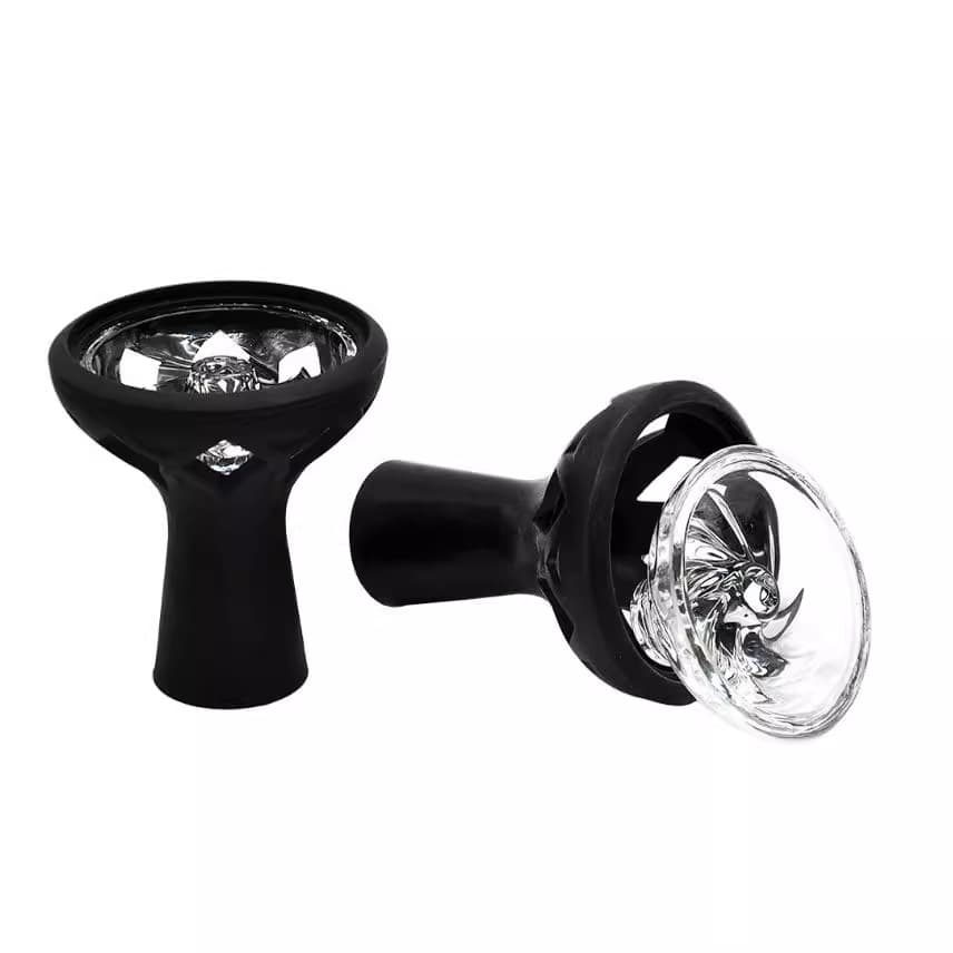 Hookah Accessories Silicone Glass Bowl, High-End Bowl, Shisha Hookah Bowl Accessories