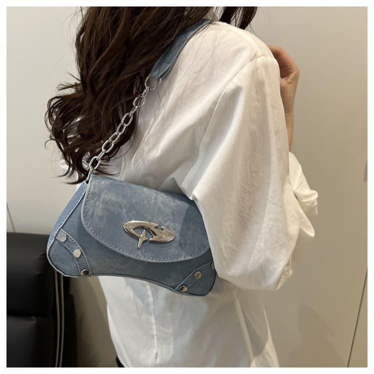 2025 New Stylish Textured Women's Bag, Autumn Versatile Crossbody Bag, Trendy Minimalist Shoulder Bag, Underarm Bag for Women