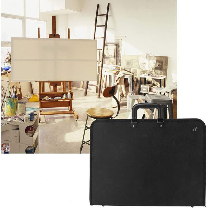 New Outdoor Sketch Oil Painting Bag Art Accessories Tote A3 Drawing Sketchboard File Portable Drawing Board