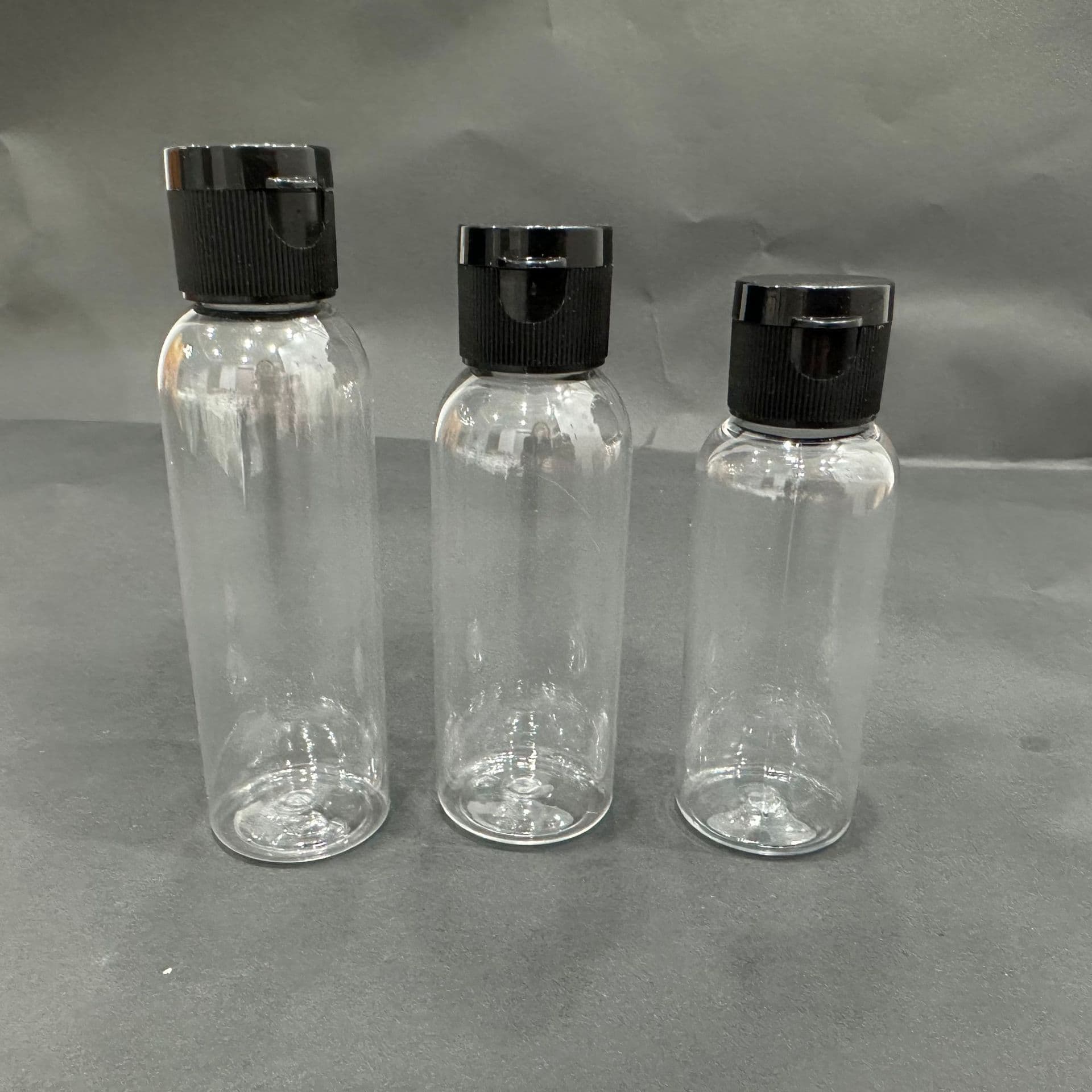 Ready Stock 50-60ml Disinfectant Round PET Spray Bottle Portable Lotion Essence Flip-Top Refill Bottle Travel