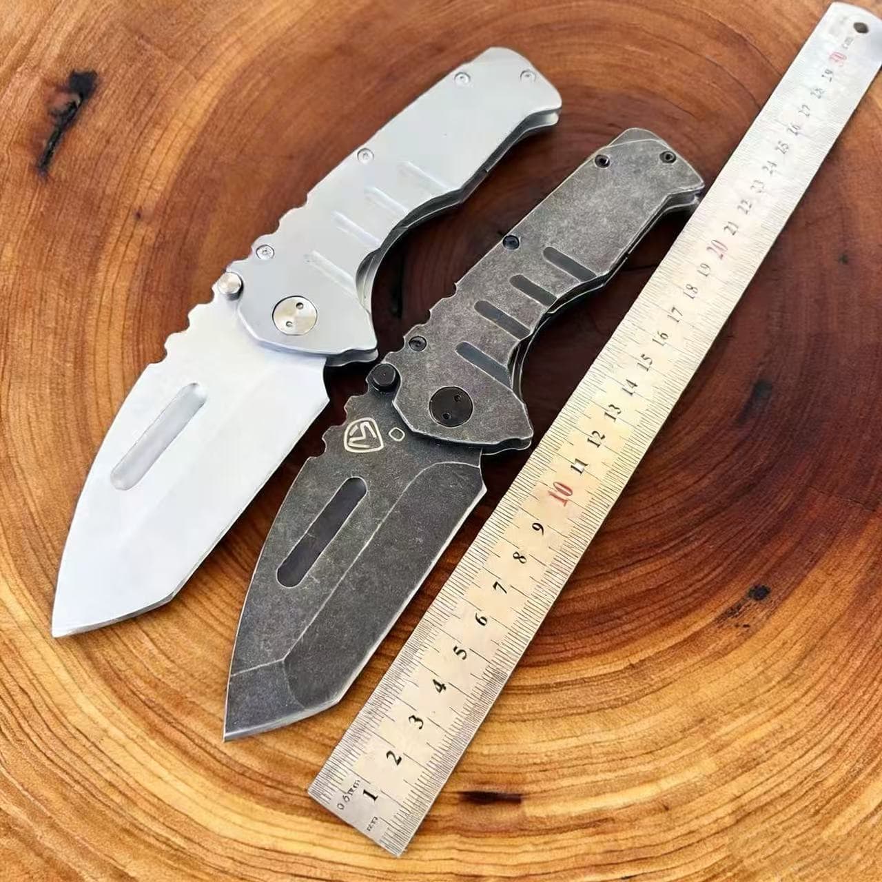 Outdoor Folding Knife D2 Outdoor Knife Multifunctional Pocket Knife Camping Knife Portable Pocket Knife Fruit Knife High Hardness Sharp Edge