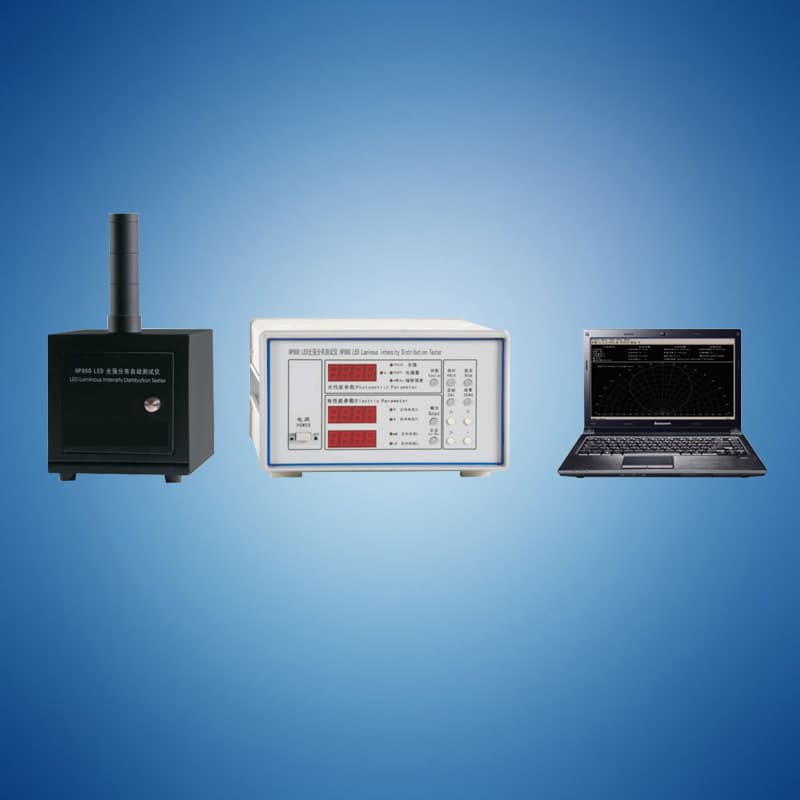 HP860 Beam Angle Intensity, Beam Distribution Curve, Emission Angle, Center Intensity, LED Beam Angle Intensity Distribution Curve