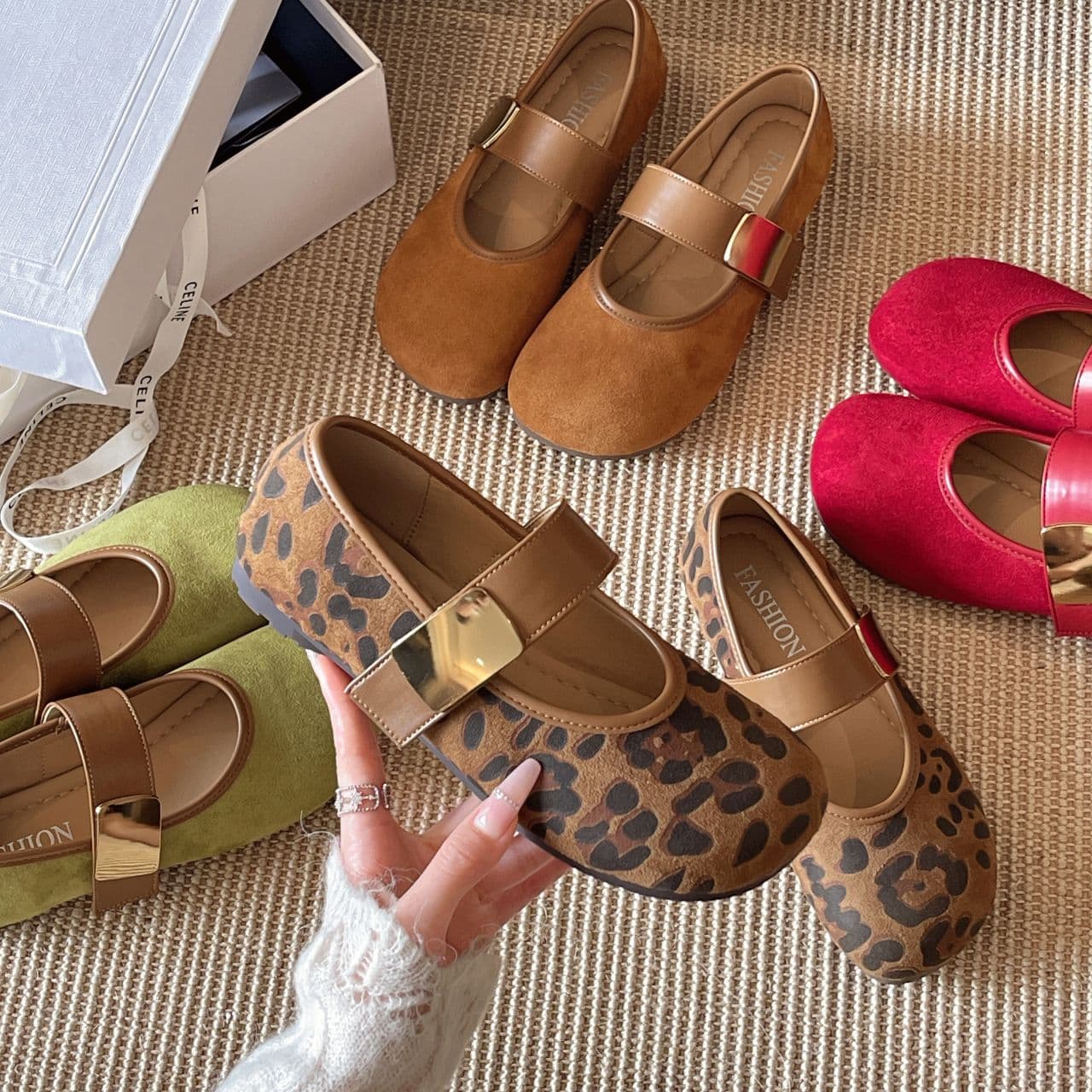 Shallow Mouth Flats for Women 2026 Early Autumn New Retro Gentle Fairy Style Casual Shoes Mary Jane Flats