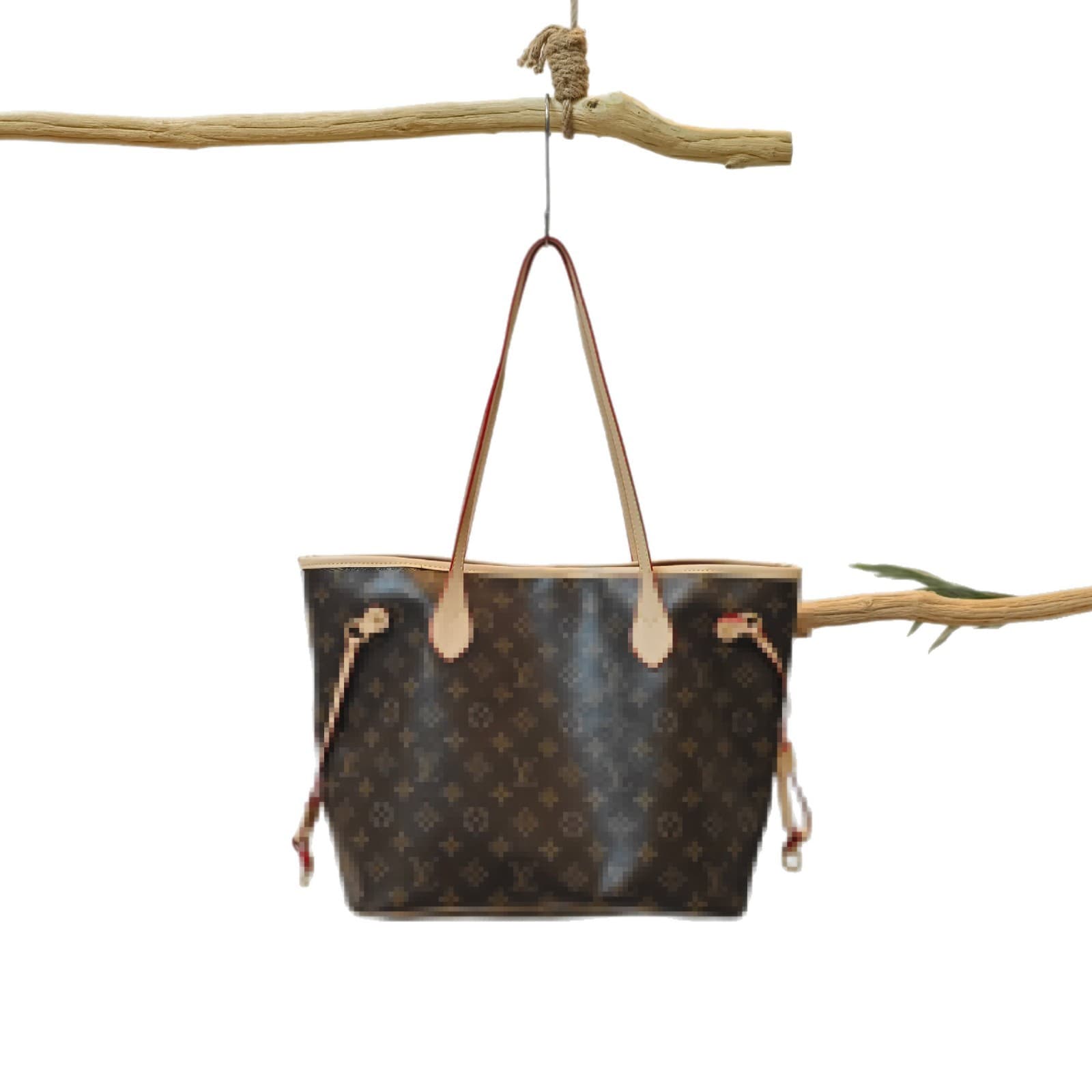 Classic Monogram Shopping Bag for Wholesale, Fashionable and Versatile, Large Capacity Handheld Shoulder Bag, Simple Casual Mother-Child Bag Set