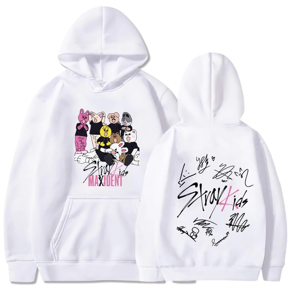 Foreign trade new album Stray Kids hooded sweatshirt hip-hop street kids hoodies men and women tops jackets