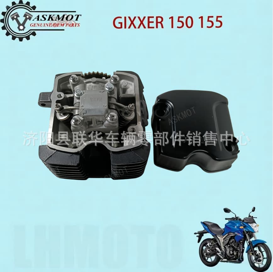 Motorcycle Engine Parts Cylinder Head Assembly for Suzuki GIXXER150 Black