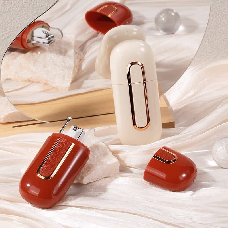 Anti-Splash Nail Clipper Set Household Portable Manicure Nail Clippers Ear Pick Unisex Nail Care Tools