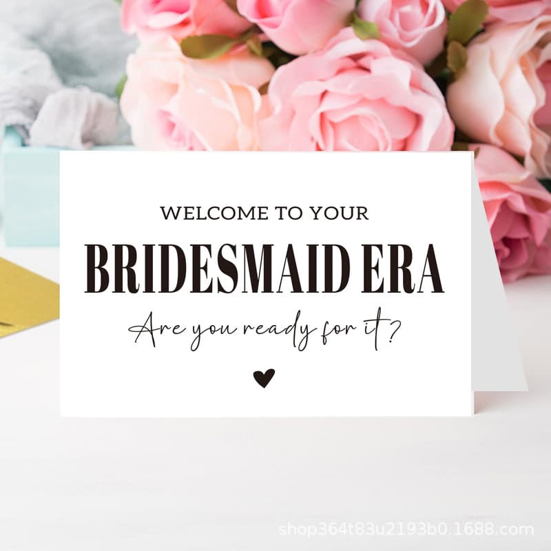 Will You Be My Bridesmaid Card